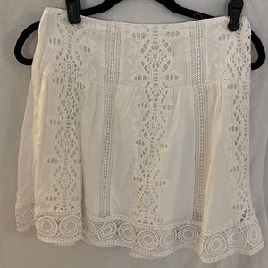 Eyelet skirt
